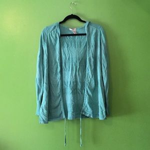 DKNY JEANS cardigan with hoodie